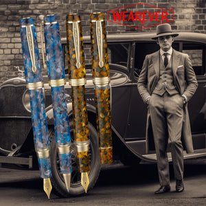 The Wearever Deluxe Collection Honeycomb Peacock Fountain Pen